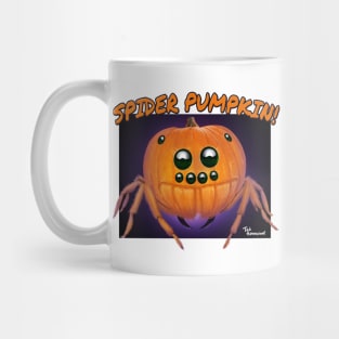 Spider Pumpkin Mug